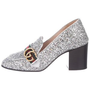 *SOLD* Silver Marmont 2017 Glitter Gg Pumps